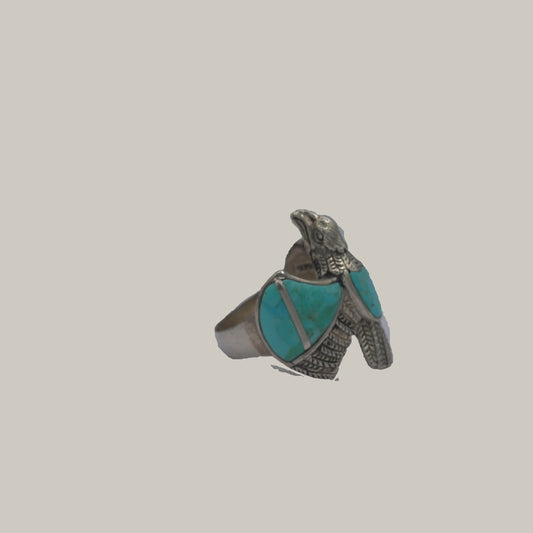 Sterling Eagle Ring